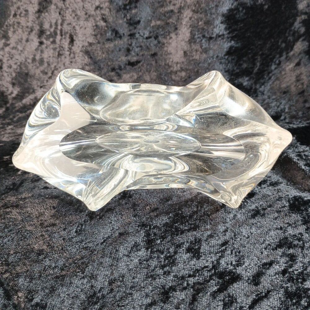 1940s Gundersen-Pairpoint Crystal Glass Perfume Bottle MCM With Pheasant Stopper - Picture 7 of 15